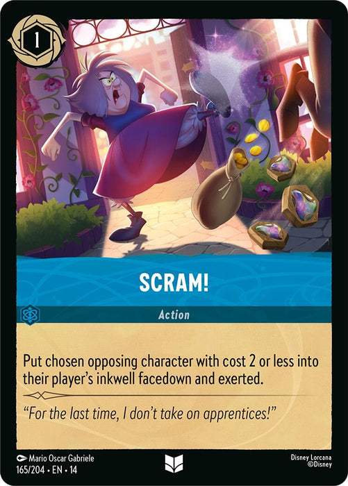 Image for Scram! (165/204) [Hyperia City] (14) - Disney Lorcana