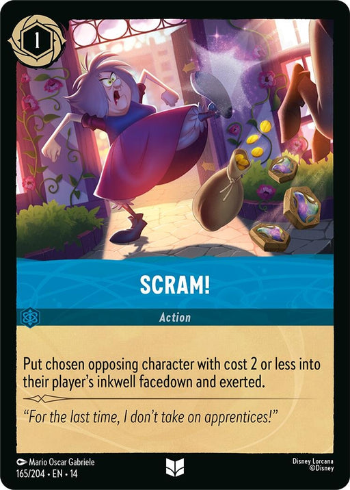 Image for Scram! (165/204) [Hyperia City] (14) - Disney Lorcana