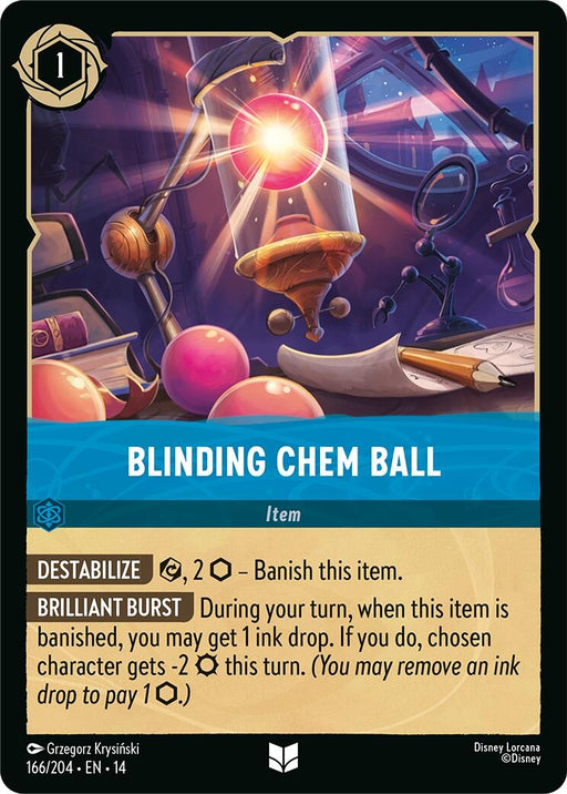 Image for Blinding Chem Ball (166/204) [Hyperia City] (14) - Disney Lorcana