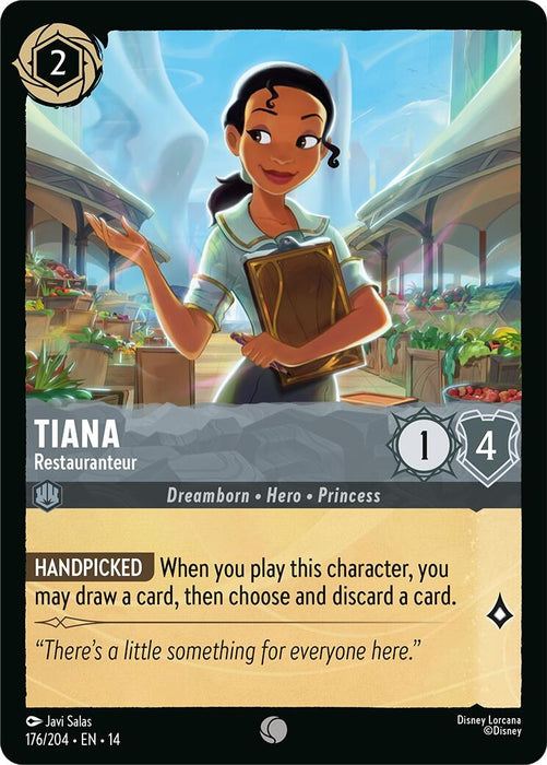 Image for Tiana - Restauranteur (176/204) (Cold Foil) [Hyperia City] (14) - Disney Lorcana