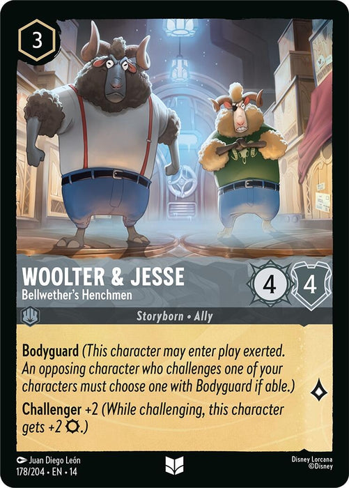 Image for Woolter & Jesse - Bellwether's Henchmen (178/204) [Hyperia City] (14) - Disney Lorcana