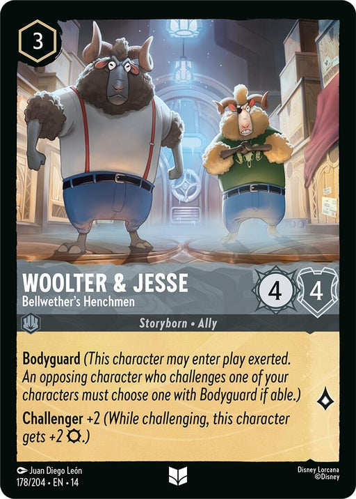 Image for Woolter & Jesse - Bellwether's Henchmen (178/204) [Hyperia City] (14) - Disney Lorcana