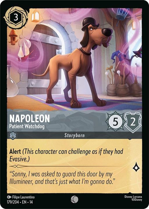 Image for Napoleon - Patient Watchdog (179/204) [Hyperia City] (14) - Disney Lorcana