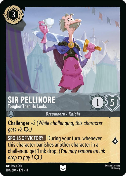 Image for Sir Pellinore - Tougher Than He Looks (184/204) [Hyperia City] (14) - Disney Lorcana