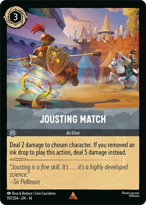 Image for Jousting Match (197/204) [Hyperia City] (14) - Disney Lorcana