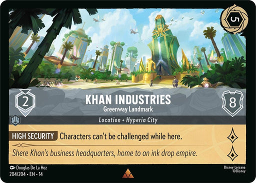 Image for Khan Industries - Greenway Landmark (204/204) (Cold Foil) [Hyperia City] (14) - Disney Lorcana