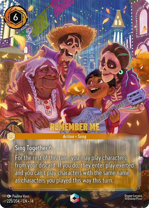 Image for Remember Me (Enchanted) (225/204) (Holofoil) [Hyperia City] (14) - Disney Lorcana
