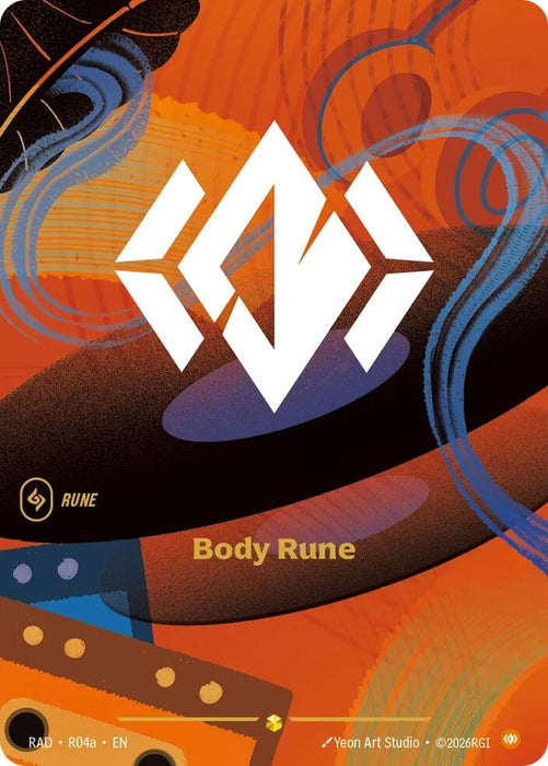 Image for Body Rune (R04a) (R04a) (Foil) [Radiance] (RAD) - Riftbound: League of Legends Trading Card Game