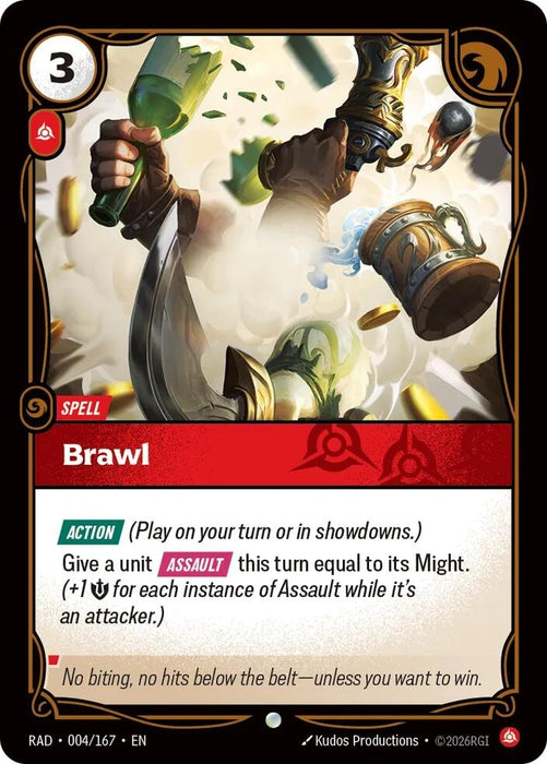 Image for Brawl (004/167) [Radiance] (RAD) - Riftbound: League of Legends Trading Card Game