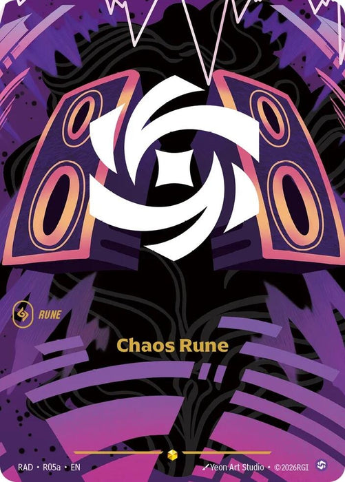 Image for Chaos Rune (R05a) (R05a) (Foil) [Radiance] (RAD) - Riftbound: League of Legends Trading Card Game