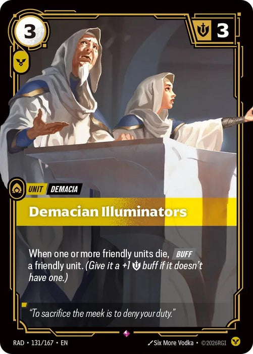 Image for Demacian Illuminators (131/167) (Foil) [Radiance] (RAD) - Riftbound: League of Legends Trading Card Game