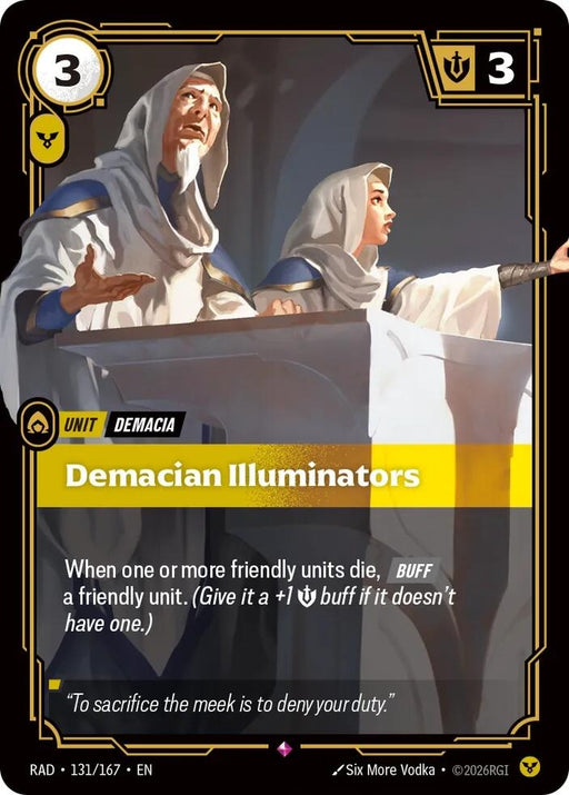 Image for Demacian Illuminators (131/167) (Foil) [Radiance] (RAD) - Riftbound: League of Legends Trading Card Game