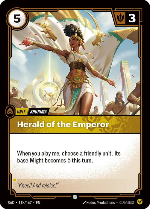 Herald of the Emperor (118/167) [Radiance] (RAD)
