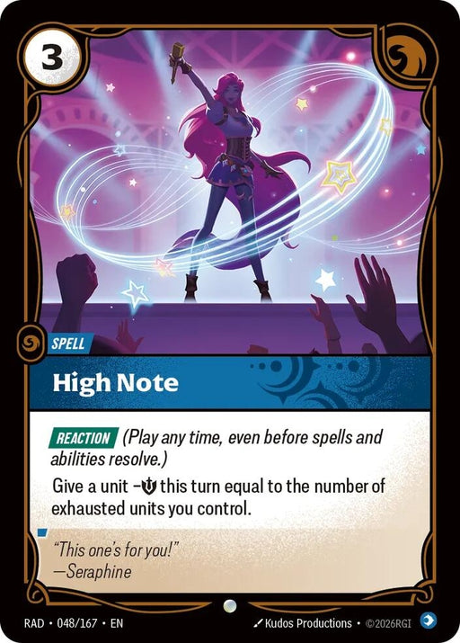 Image for High Note (048/167) [Radiance] (RAD) - Riftbound: League of Legends Trading Card Game