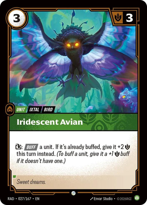 Image for Iridescent Avian (027/167) (Foil) [Radiance] (RAD) - Riftbound: League of Legends Trading Card Game