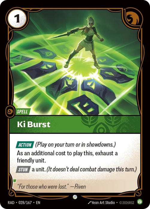 Ki Burst (028/167) [Radiance] (RAD)