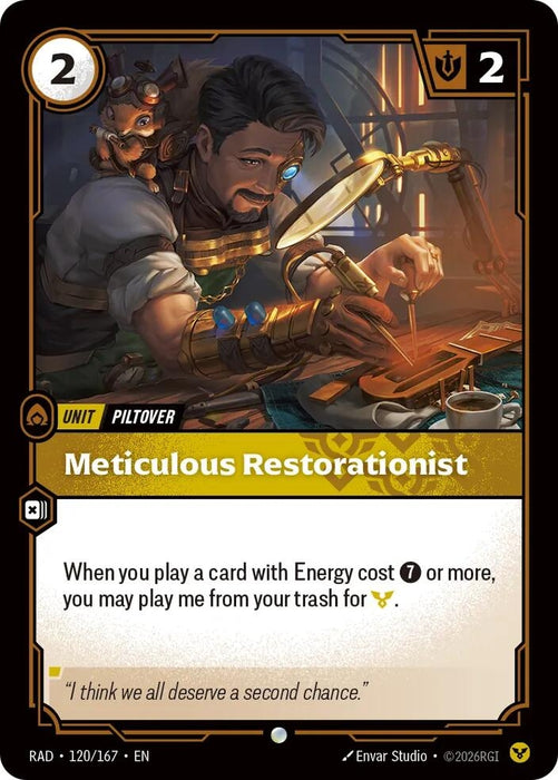 Meticulous Restorationist (120/167) [Radiance] (RAD)
