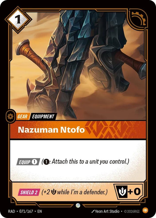 Image for Nazuman Ntofo (071/167) [Radiance] (RAD) - Riftbound: League of Legends Trading Card Game