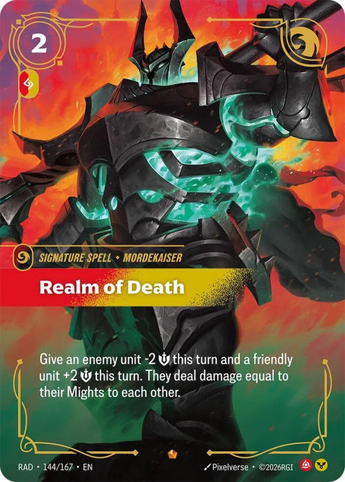 Image for Realm of Death (144/167) (Foil) [Radiance] (RAD) - Riftbound: League of Legends Trading Card Game