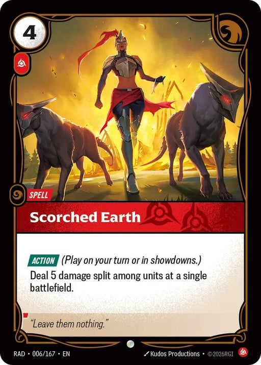 Image for Scorched Earth (006/167) [Radiance] (RAD) - Riftbound: League of Legends Trading Card Game