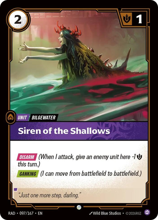 Image for Siren of the Shallows (097/167) [Radiance] (RAD) - Riftbound: League of Legends Trading Card Game