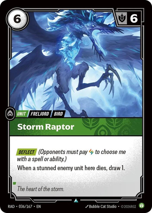 Image for Storm Raptor (036/167) [Radiance] (RAD) - Riftbound: League of Legends Trading Card Game
