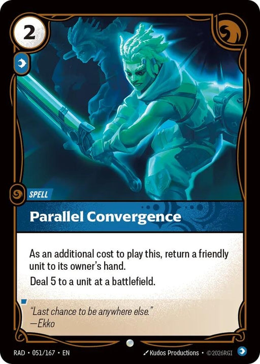 Image for Parallel Convergence (051/167) (Foil) [Radiance] (RAD) - Riftbound: League of Legends Trading Card Game
