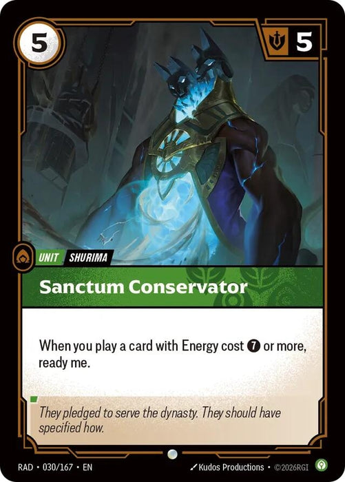 Image for Sanctum Conservator (030/167) [Radiance] (RAD) - Riftbound: League of Legends Trading Card Game