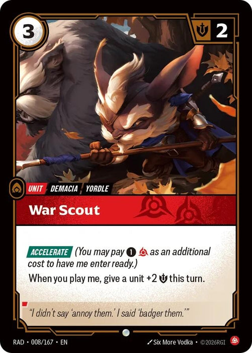 War Scout (008/167) [Radiance] (RAD)