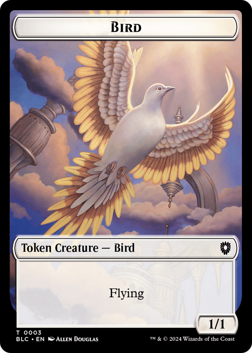 Bird [TBLC-003] Foil - Bloomburrow Commander Tokens