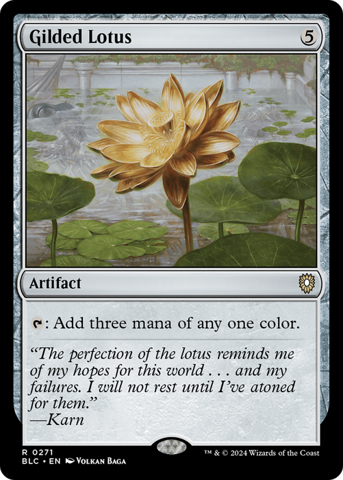 Gilded Lotus [BLC-271] - Bloomburrow Commander