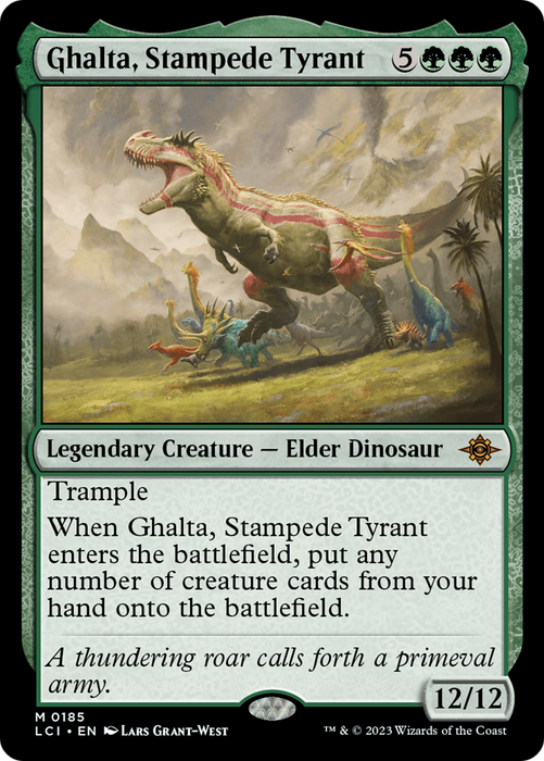 Ghalta, Stampede Tyrant [LCI-185] - The Lost Caverns of Ixalan