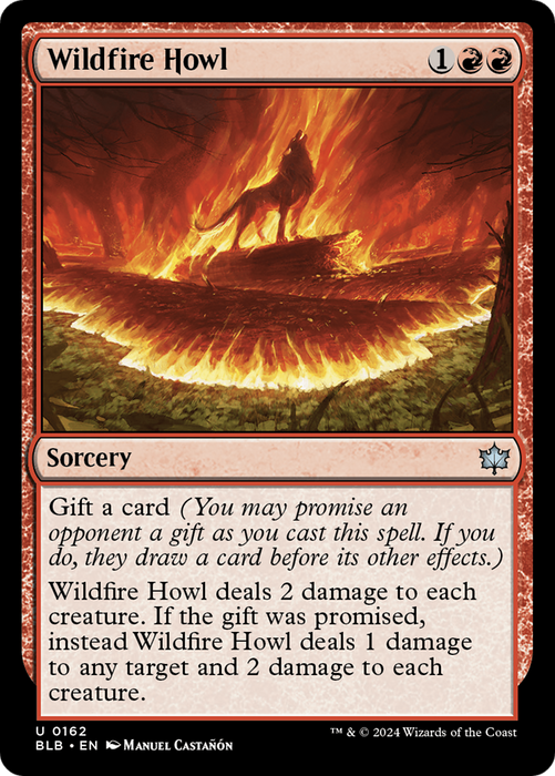 Wildfire Howl [BLB-162] Foil - Bloomburrow