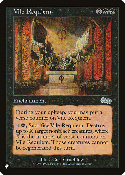 Vile Requiem [PLST-USG-167] - The List