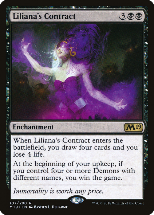 Liliana's Contract [M19-107] - Core Set 2019