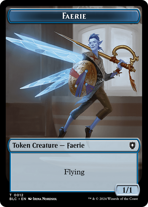 Faerie [TBLC-012] Foil - Bloomburrow Commander Tokens