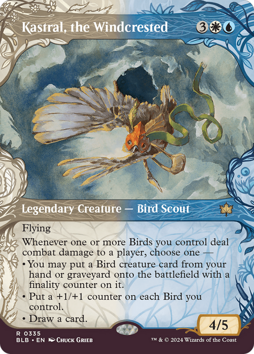 Kastral, the Windcrested (Showcase) [BLB-335] Foil - Bloomburrow