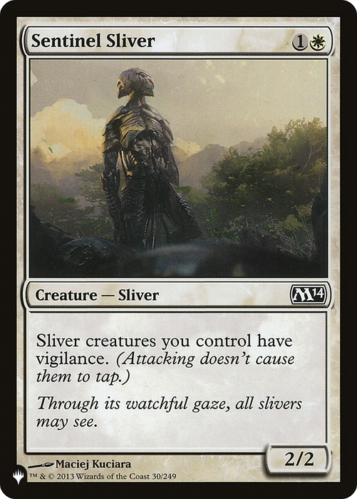 Sentinel Sliver [PLST-M14-30] - The List