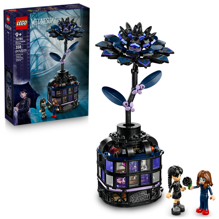 LEGO - Wednesday - Black Dahlia Flower