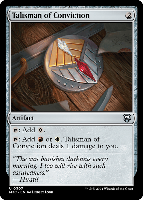 Talisman of Conviction [M3C-307] - Modern Horizons 3 Commander