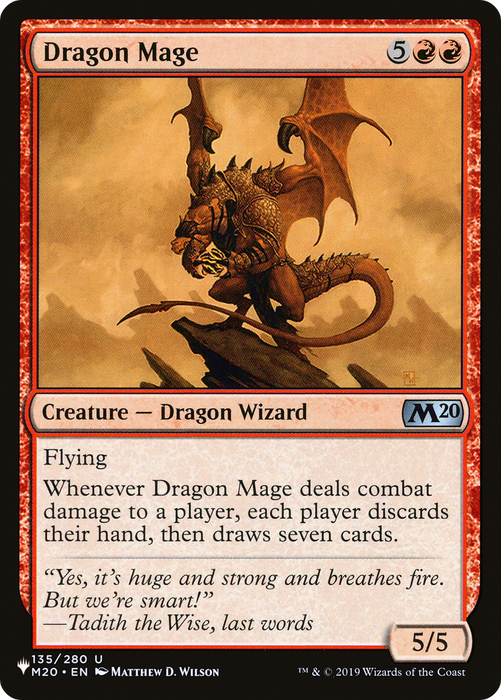 Dragon Mage [PLST-M20-135] - The List