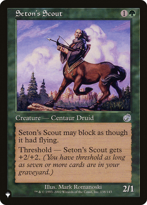 Seton's Scout [PLST-TOR-138] - The List