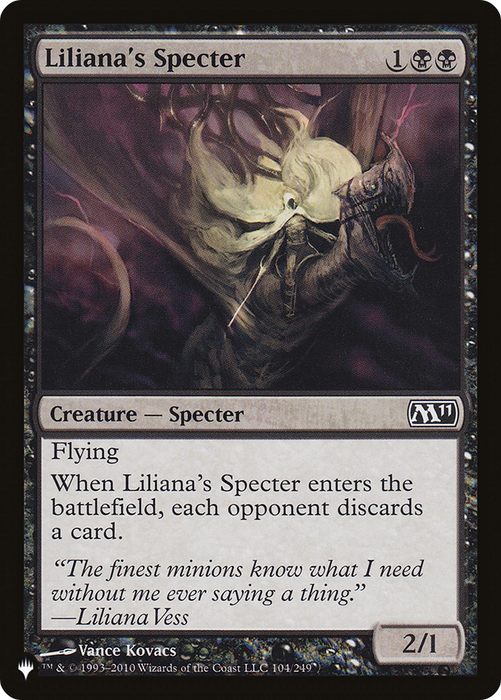 Liliana's Specter [PLST-M11-104] - The List