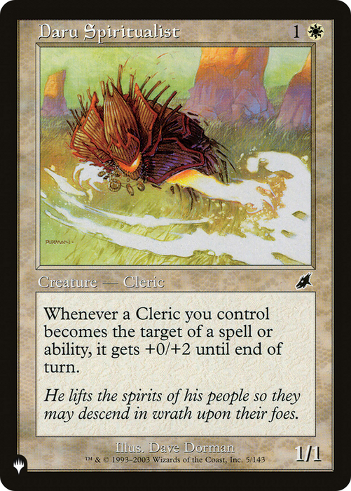 Daru Spiritualist [PLST-SCG-5] - The List