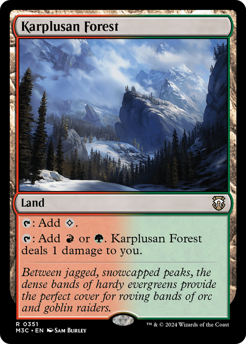 Karplusan Forest [M3C-351] - Modern Horizons 3 Commander