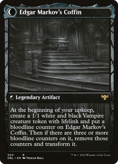 Edgar, Charmed Groom // Edgar Markov's Coffin (Double Faced Transform) [DBL-503] - Innistrad: Double Feature