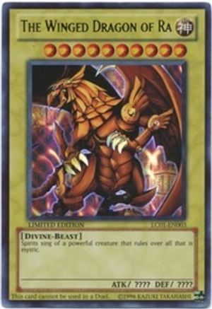 The Winged Dragon of Ra (LC01-EN003) Limited [Legendary Collection 1]