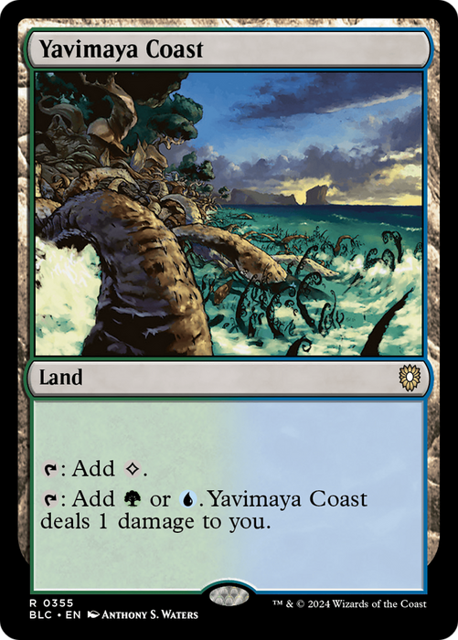 Yavimaya Coast [BLC-355] - Bloomburrow Commander