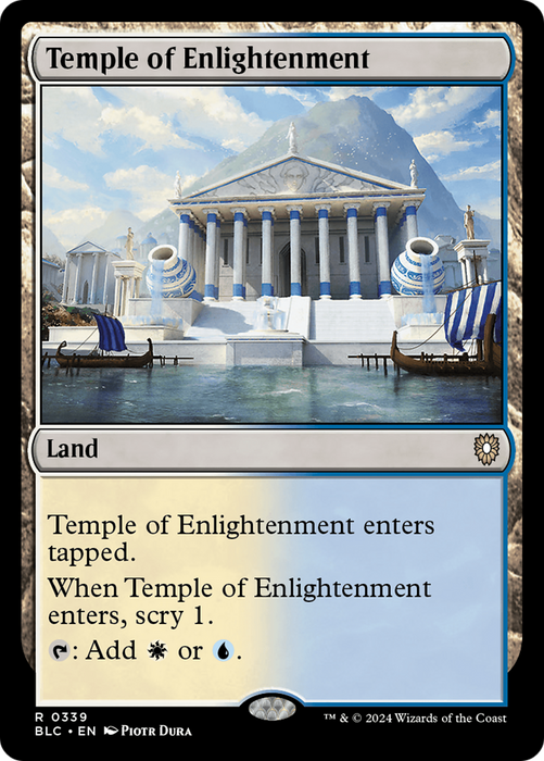 Temple of Enlightenment [BLC-339] - Bloomburrow Commander