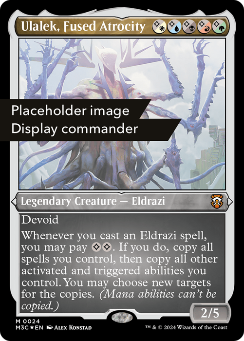 Ulalek, Fused Atrocity [M3C-151] Etched Foil - Modern Horizons 3 Commander